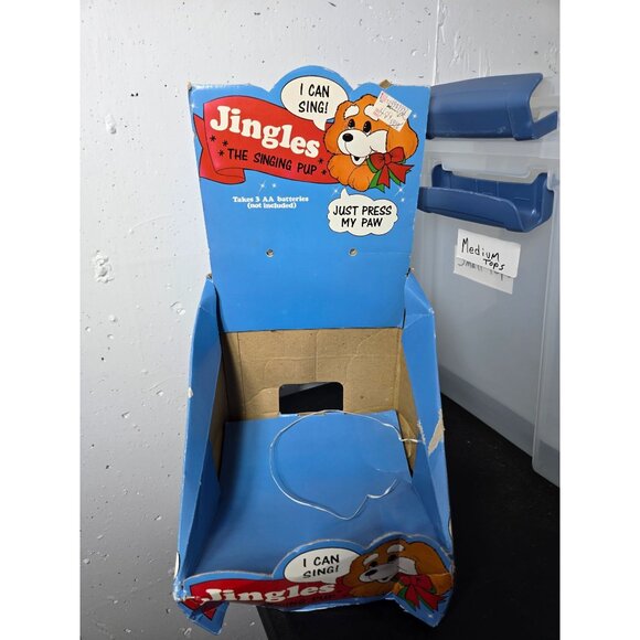 Vintage 1989 DanDee Jingles The Singing Pup Plush Toy Animated Stuffed Animal - Picture 4 of 13